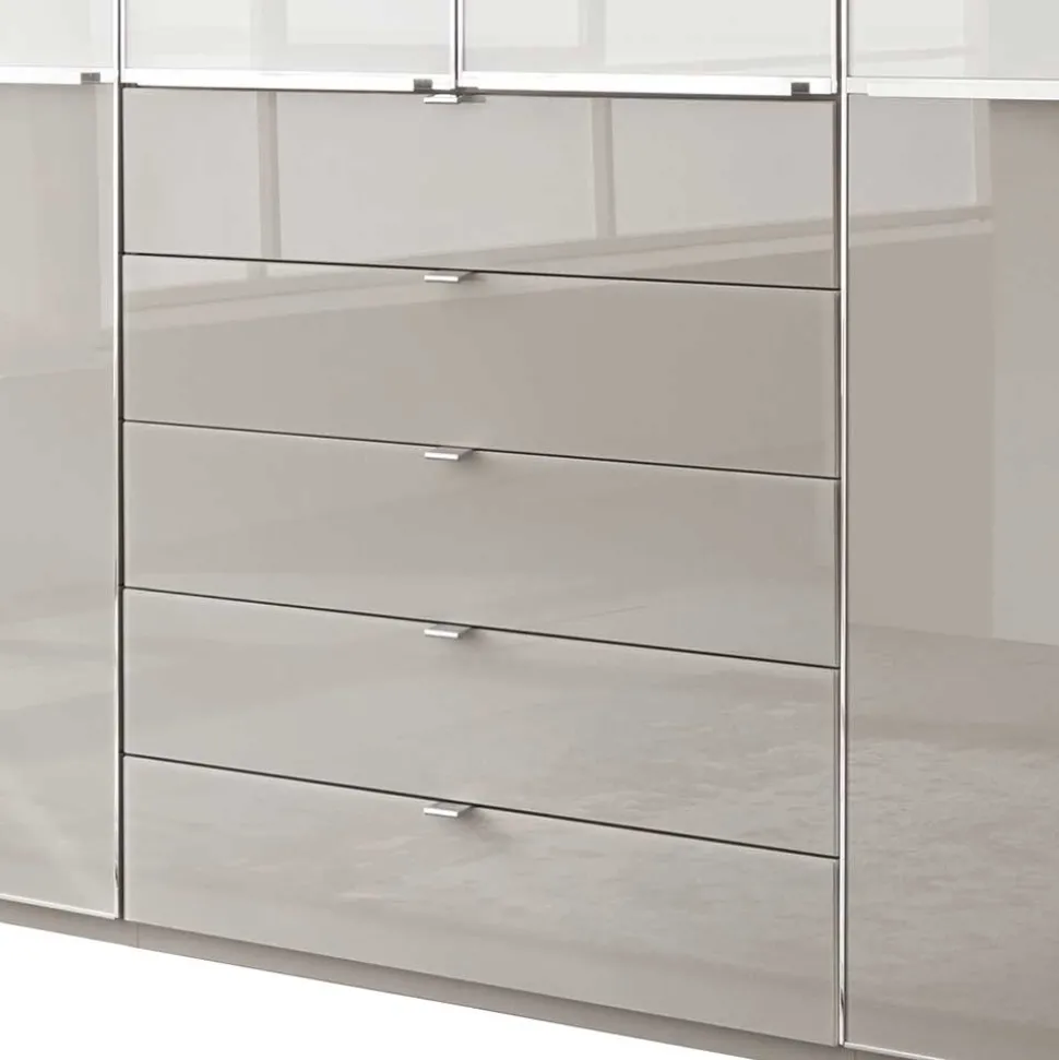 296cm breiter Design Kleiderschrank 6-türig - Pascan