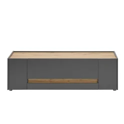 140cm breiter TV Unterschrank in Anthrazit - Ahilav