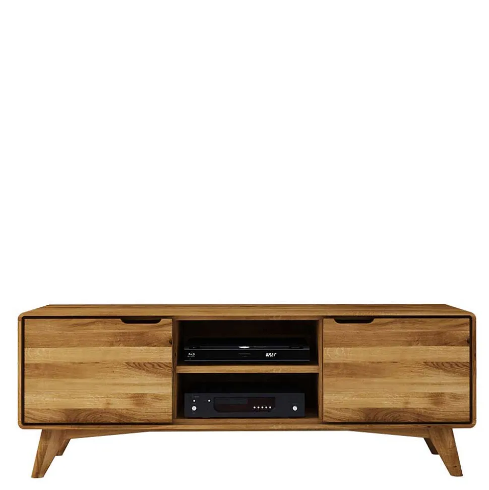 134cm breiter TV Unterschrank aus Holz - Eavy I