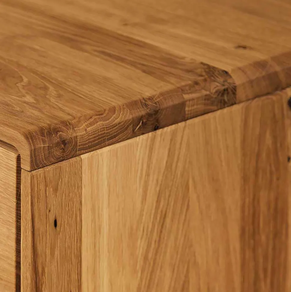 134cm breiter TV Unterschrank aus Holz - Eavy I