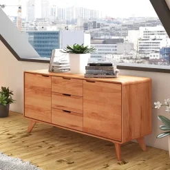 63cm hohes Sideboard mit 134cm Länge - Junola