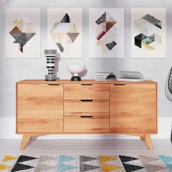 63cm hohes Sideboard mit 134cm Länge - Junola