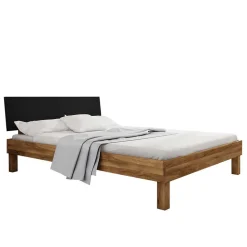 210cm Holzbett & Nachttische - Olbysca (dreiteilig)