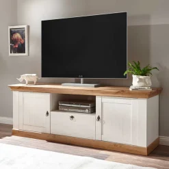 367cm Landhaus Anbauwand Set - Diatara (vierteilig)