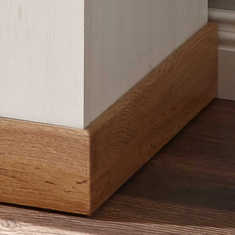 367cm Landhaus Anbauwand Set - Diatara (vierteilig)