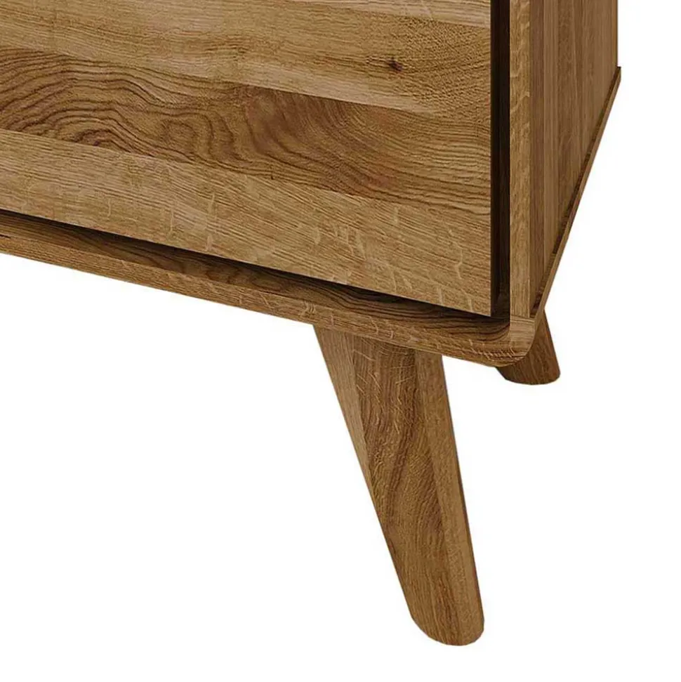 220cm lange TV Kommode aus Wildeiche - Eavy