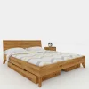 190cm langes Doppelbett mit Schubkästen - Eavy