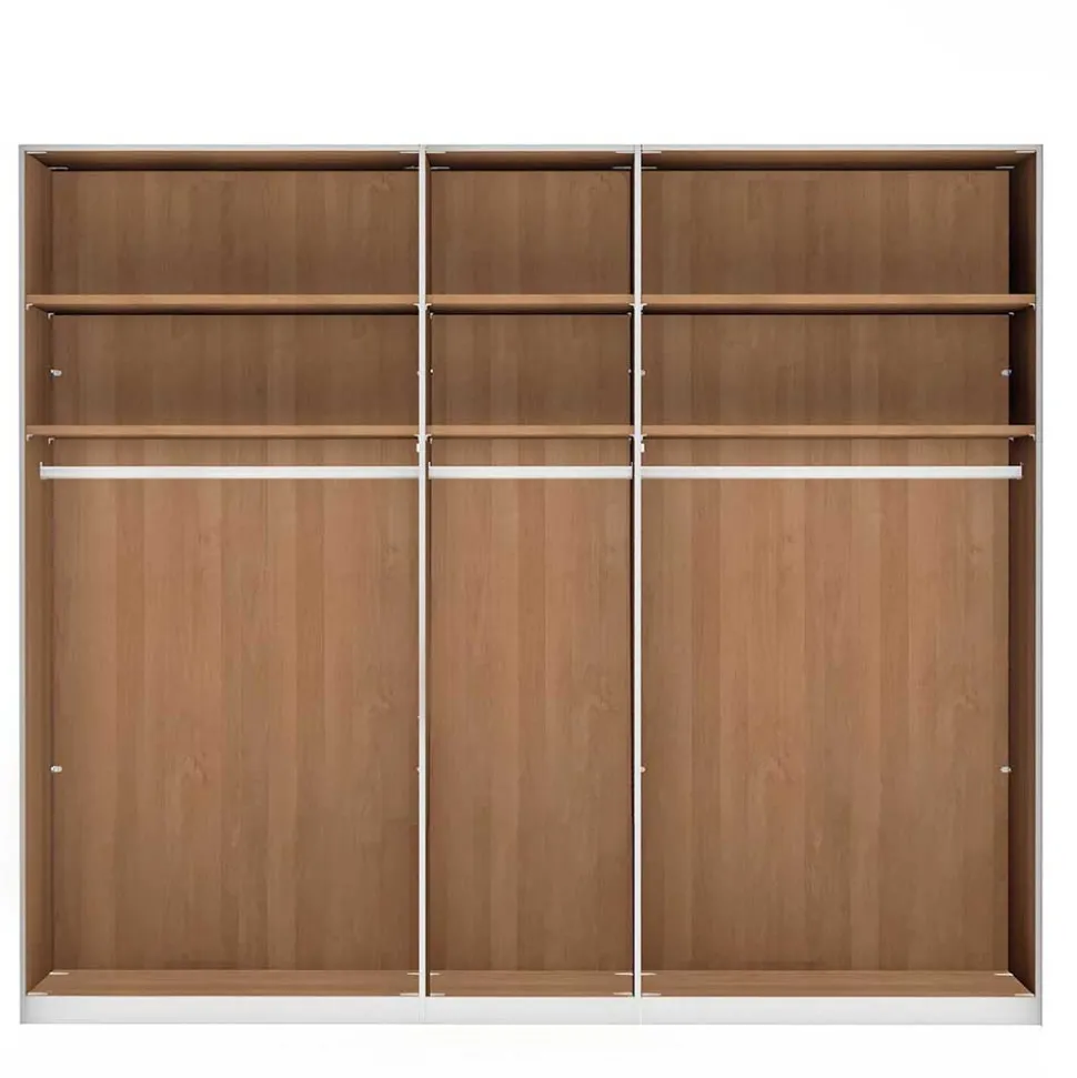 250cm Schlafzimmer Kleiderschrank mit 5 Türen - Emdsiva