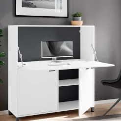 Computer Schrank in Weiß - Darpanos