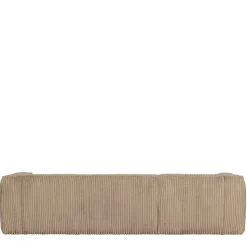Cord Ecksofa in Beige ohne Bodenfreiheit - Hermanos
