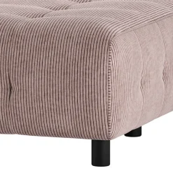 Cord Modulsofa Eckelement in Mauve - Samorah