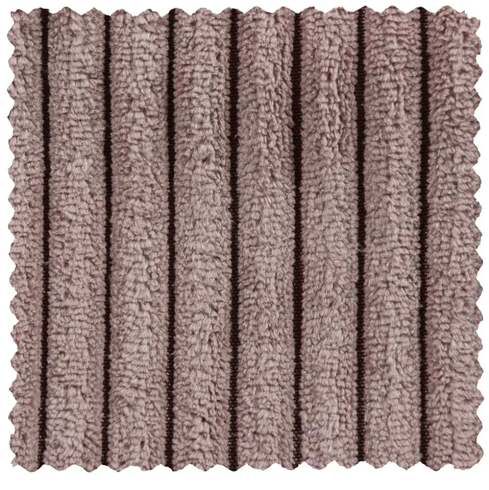 Cord Modulsofa Eckelement in Mauve - Samorah