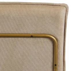 Cord Wohnzimmerstuhl in Beige - Velsamos