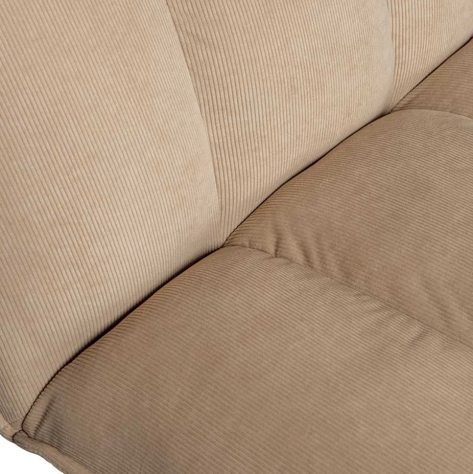 Cord Wohnzimmerstuhl in Beige - Velsamos