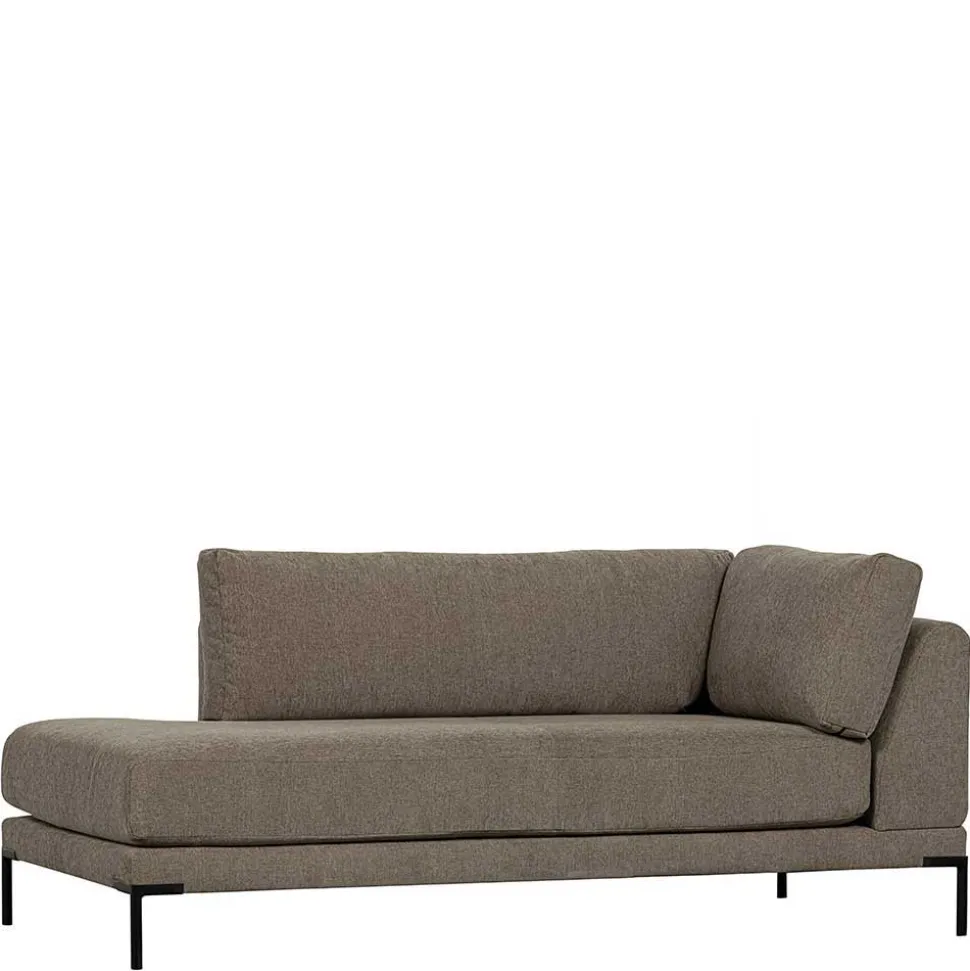 Couch aus Modulen in Taupe Stoff - Birte