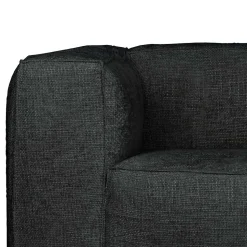 Couch aus Strukturstoff in Dunkelgrau - Filigrano