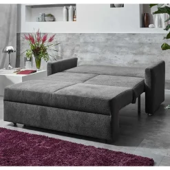 Couch mit hochwertiger Faltmechanik - Schlaffunktion - Pure