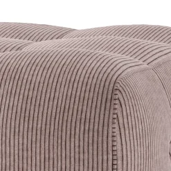 Couch Polsterhocker in Mauve Cord - Samorah
