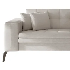 Couchecke mit Schlaffunktion in Beige - Celorma