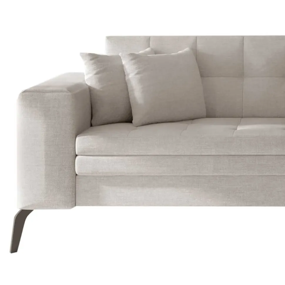 Couchecke mit Schlaffunktion in Beige - Celorma