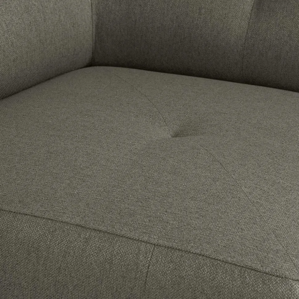 Couchmodul Ecke in Blassgrün Stoff - Niridena