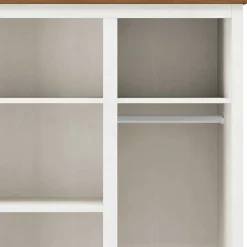 Country Style Kleiderschrank mit 2 Schubladen - Abelkav