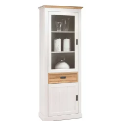 Country Style Vitrinenschrank 76x205x40 cm - Mascus