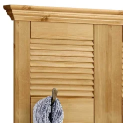 Country Style Wandgarderobe Paneel aus Kiefer - Zavieca