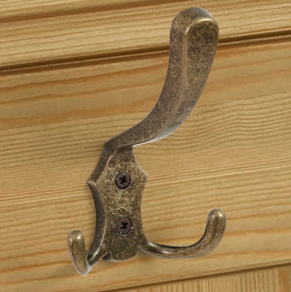 Country Style Wandgarderobe Paneel aus Kiefer - Zavieca