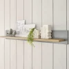 Country Wandboard in Lichtgrau & Eiche Optik - Buleta