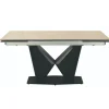 Design Ausziehtisch mit X-Säulengestell - Katell