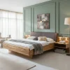 Design Bettanlage mit LED - Ornany (dreiteilig)