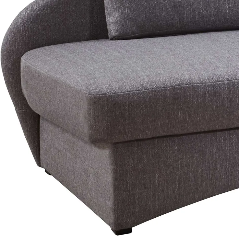 Design Bettcouch in Grau - Maelas