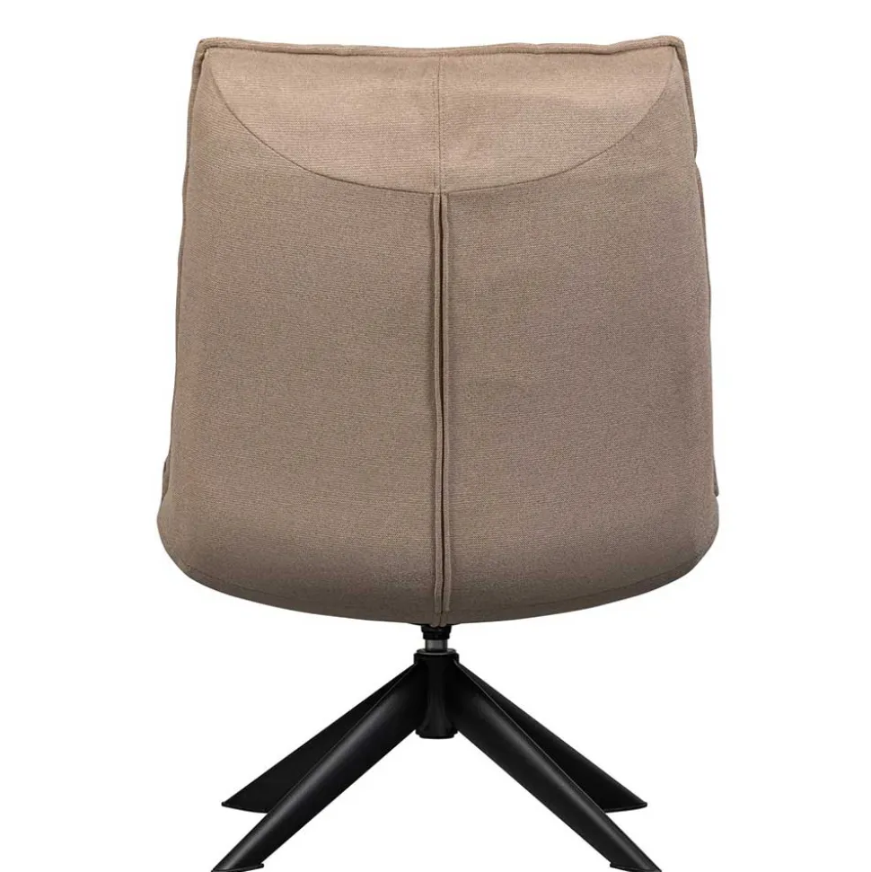 Design Drehsessel in Beige Stoff - Novo