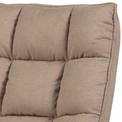 Design Drehsessel in Beige Stoff - Novo