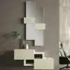 Design Flur Set in Cremefarben & Weiß - Timos (zweiteilig)