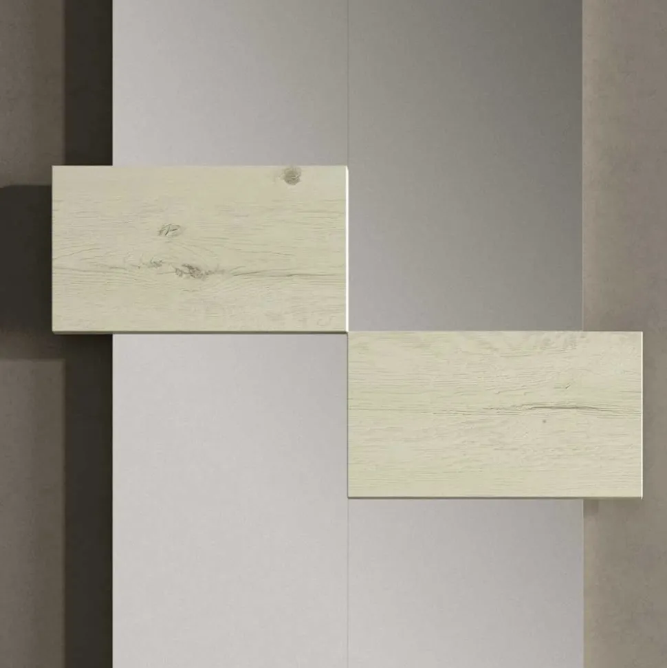 Design Flur Set in Cremefarben & Weiß - Timos (zweiteilig)