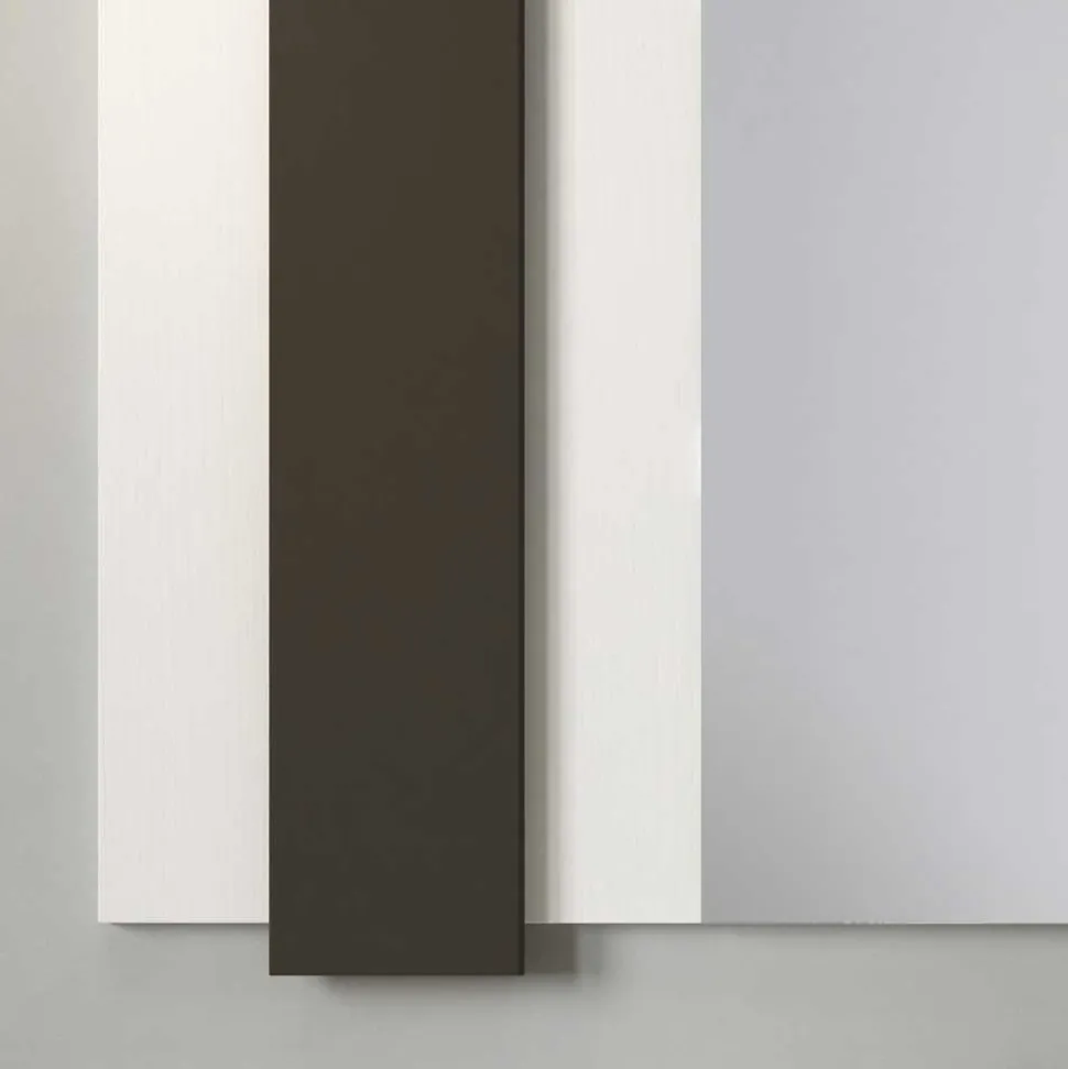 Design Flur Set in Weiß & Schwarz - Riguna (zweiteilig)