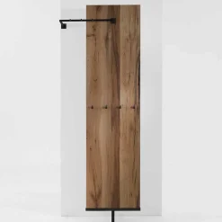 Design Garderobe aus Balkeneiche & Metall - Alsbetas