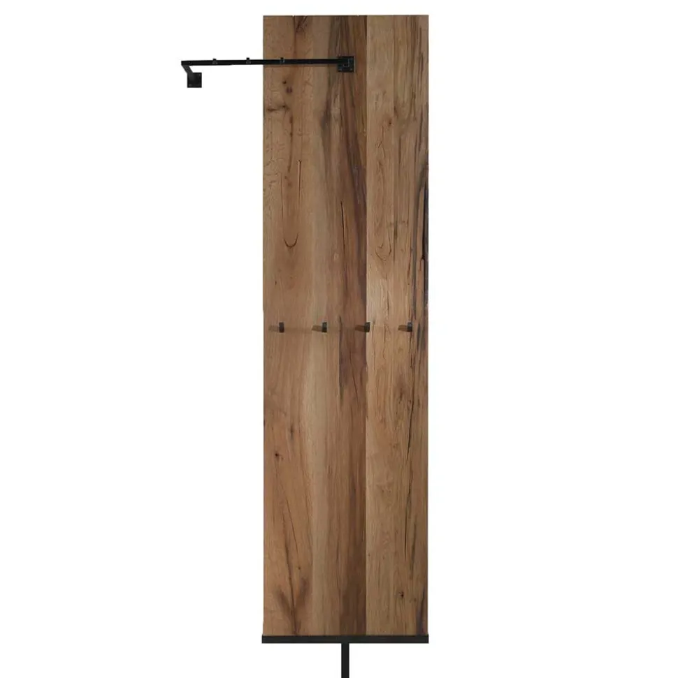 Design Garderobe aus Balkeneiche & Metall - Alsbetas