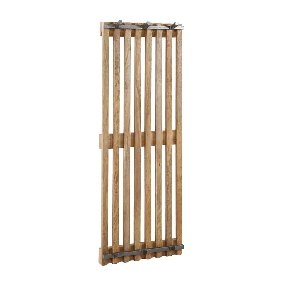 Design Garderobe aus Mangoholz in Sand - Laan