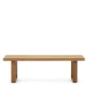 Design Gartenbank aus Teak Recyclingholz - Torina