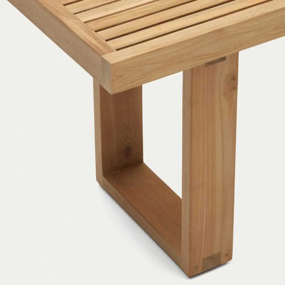 Design Gartenbank aus Teak Recyclingholz - Torina