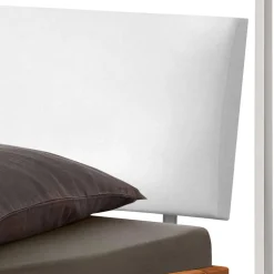 Design Himmelbett in Eiche Natur & Weiß - Risa