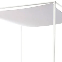 Design Himmelbett in Eiche Natur & Weiß - Risa