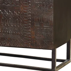 Design Kleiderschrank in Walnuss Braun - Solu