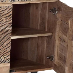 Design Kombi-Kommode aus Massivholz - Merlan