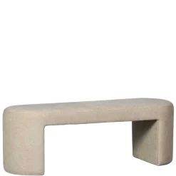 Design Polsterbank in Beige Chenille - Settings