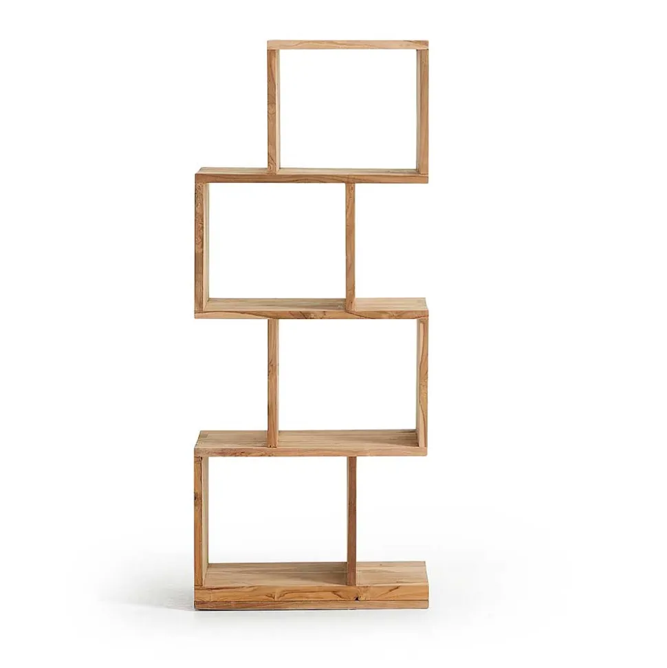 Design Regal Vilarila aus Recyclingholz Teak
