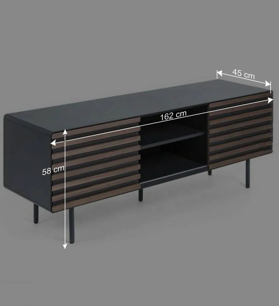 Design Schrank für Fernseher Trupea mit 58 cm Höhe
